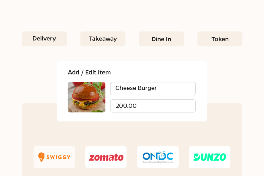 Aggregator Menu Management