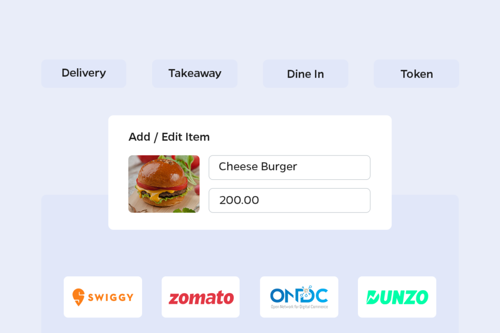 Centralized Aggregator Menu Management