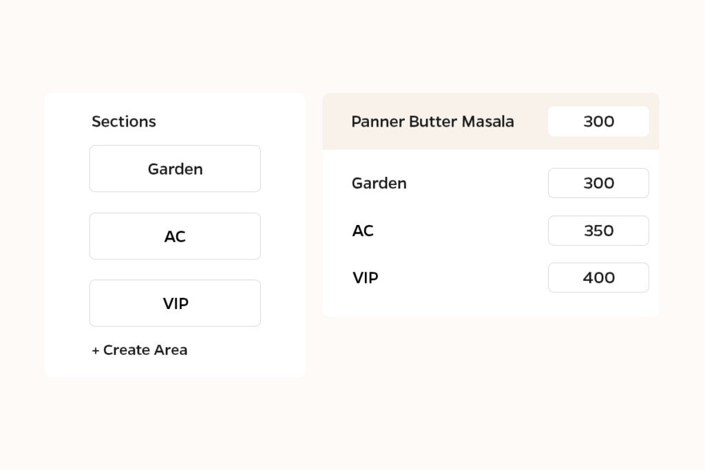 Multiple Menus