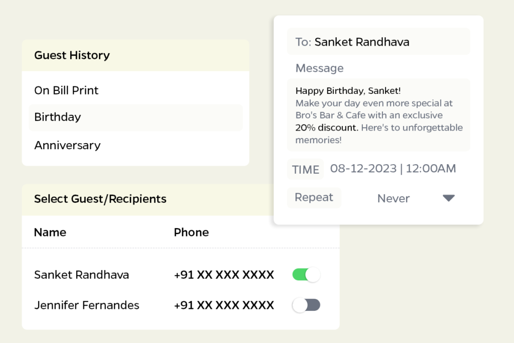 Regulate customer retention