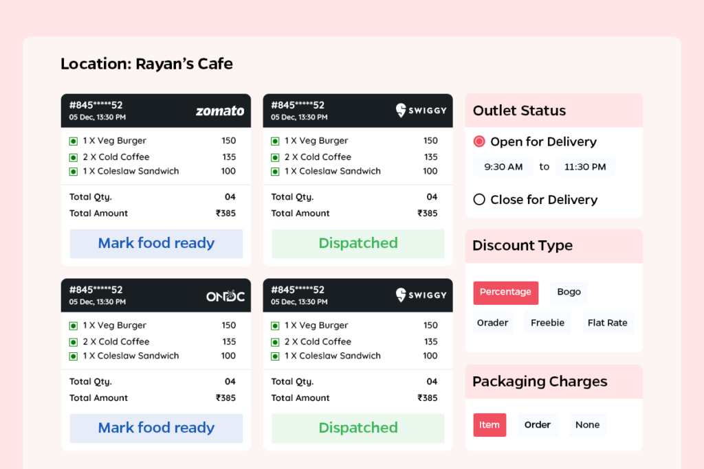 Online Orders